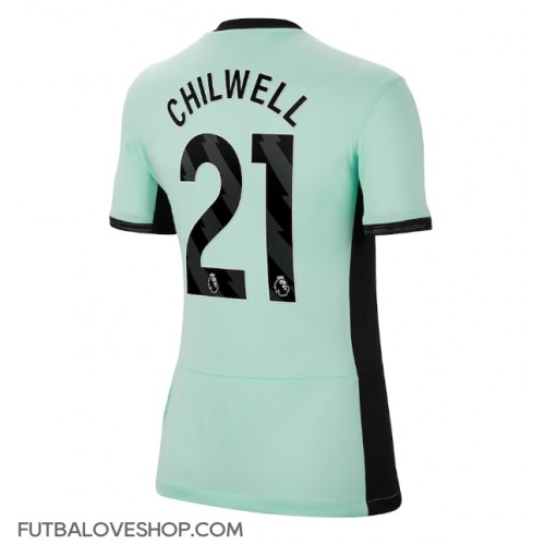 Dres Chelsea Ben Chilwell #21 Tretina pre Ženy 2023-24 Krátky Rukáv
